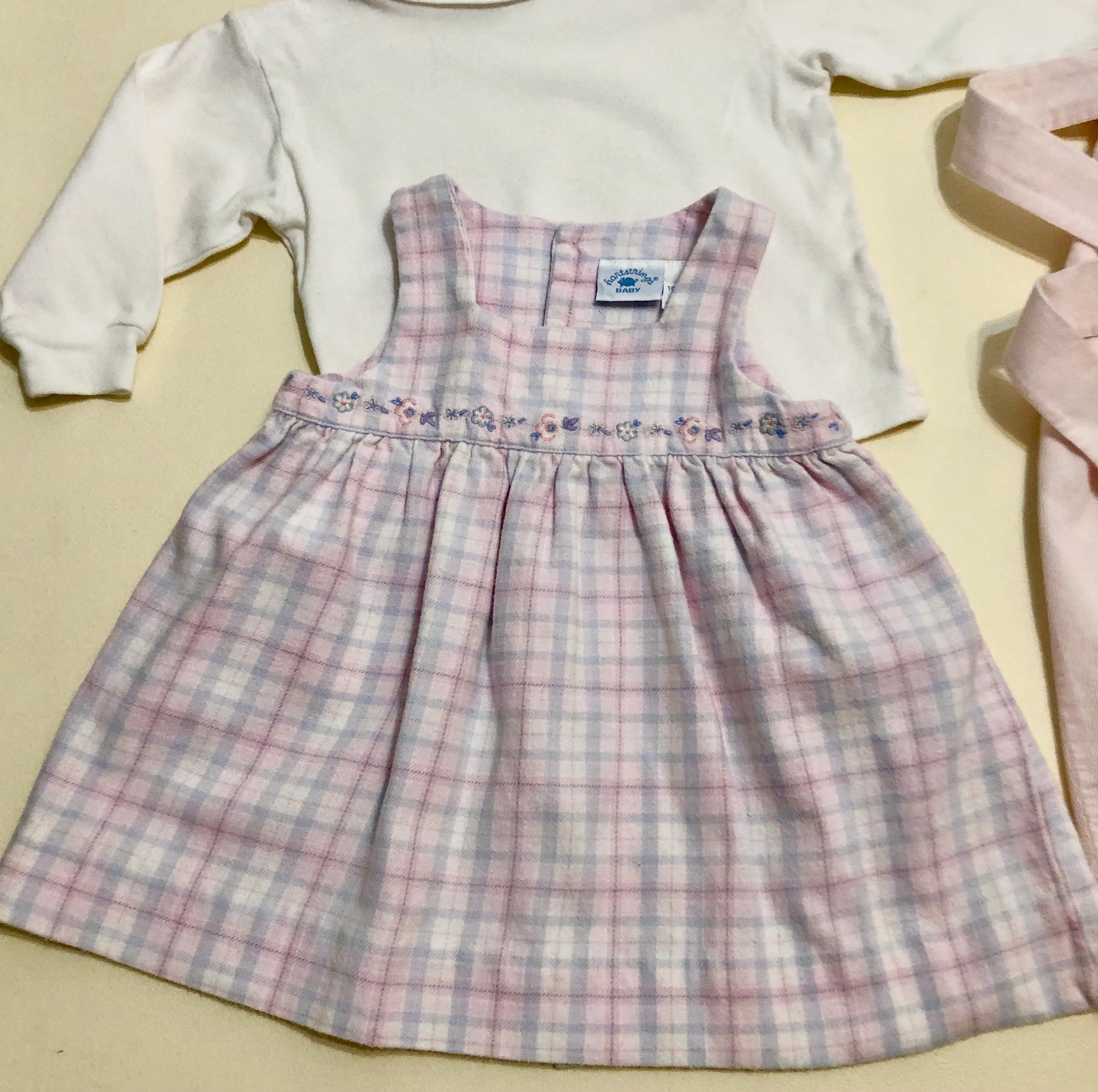 hartstrings christmas dress 18/24mo 3 Pc Outfit Set Color:Custom Color(please note)