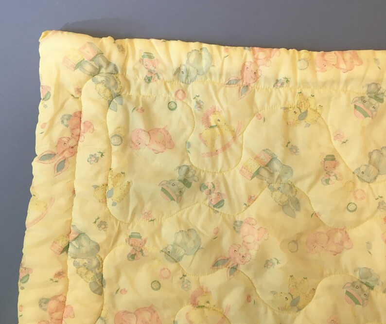 Vintage Baby Crib Comforter Etsy