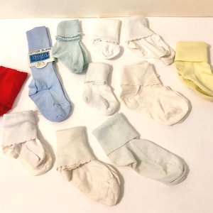 Vintage Baby Socks Lot