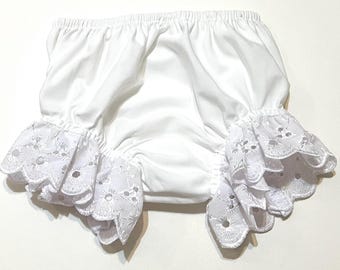 6 Mo Eyelet Lace Diaper Cover