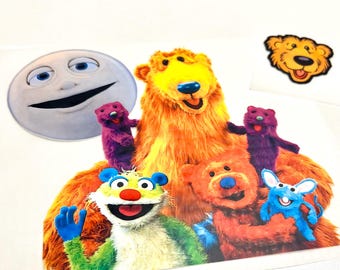2 Bear In The Big Blue House Transfer Iron-Ons, Custom Made