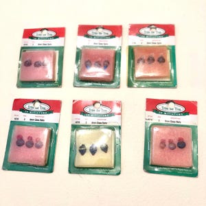 Vintage Mini Glass Christmas Ornaments