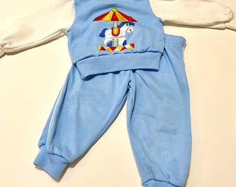 18 months Vintage Carousel Horse Outfit
