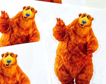Set of 18 Custom Made Bear In The Big Blue House Stickers