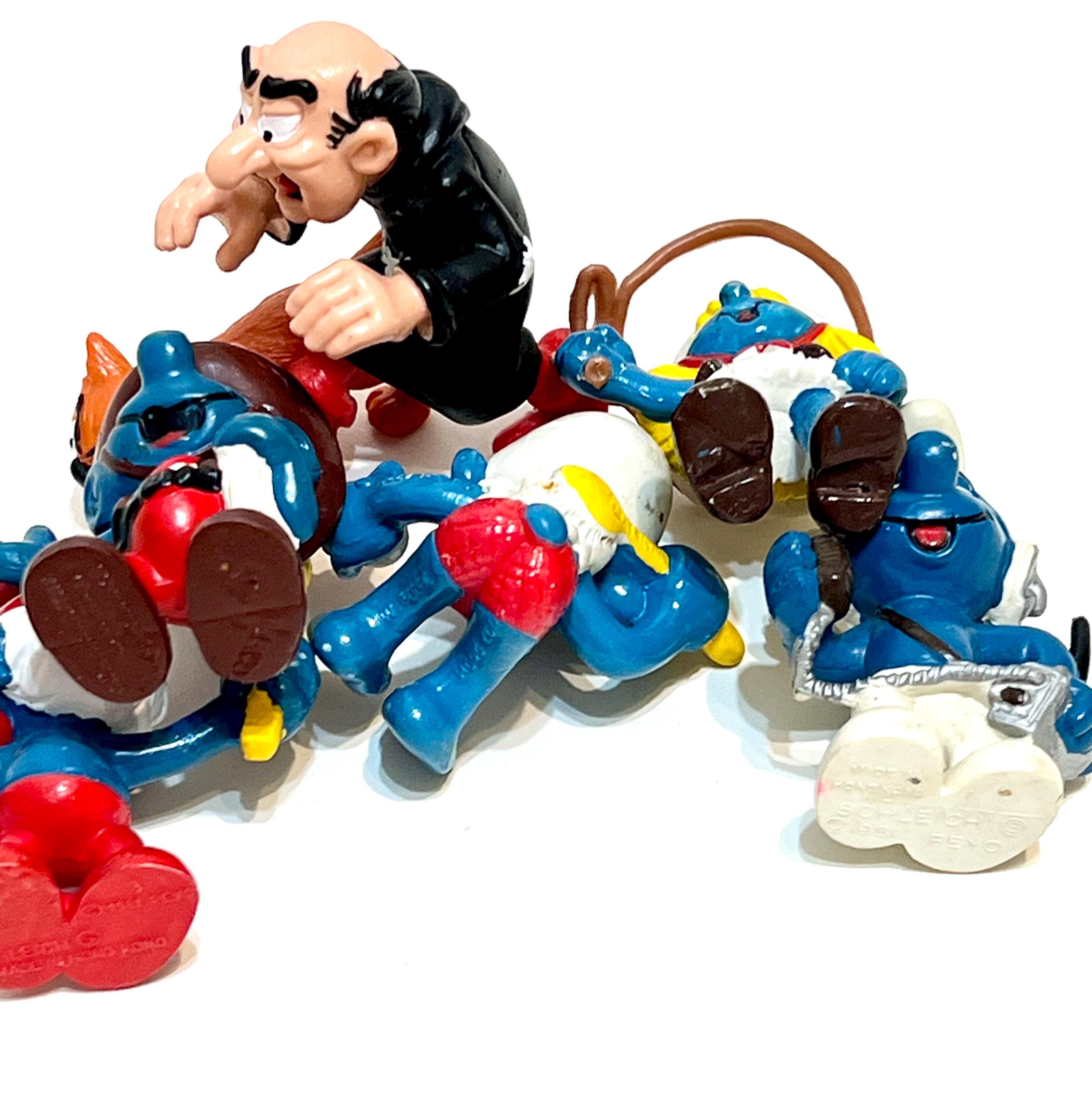 FIGURINE SCHLEICH SCHTROUMPF PVC vintage PEYO Graduation Schtroumpf FIGURINE SCHLEICH SCHTROUMPF PVC vintage PEYO Graduation Schtroumpf