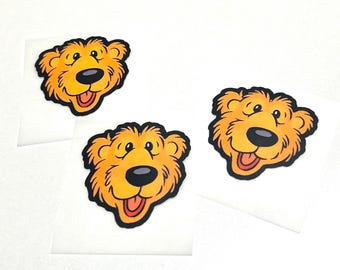 3 DTF Bear In The Big Blue House Transfer Iron-Ons, Custom Made
