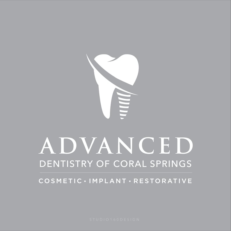 Premium Branding Package Dentist Logo Design Dental Implant Logo Tooth