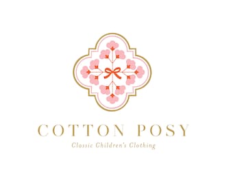 Children's Clothing Boutique Logo  -Luxury Logo Branding Kit - Custom Logo Design - Social Media Branding - OOAK Logo Design