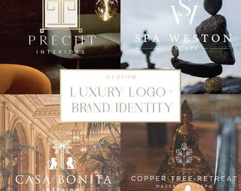 Luxury Branding Package - Custom Logo Design - Logo Design - Branding Kit - Custom Logo - Brand Identity - Professional logo - Business Logo