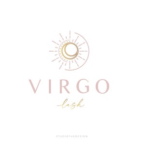 Luxury Custom Logo - Eyelash Logo - Salon Logo - Modern Logo - Beauty Logo - studio160design