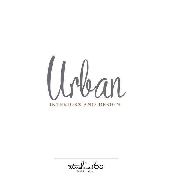 Custom Interior Design Logo Interior Designer Marketing Business Card Design Signature Logo Design