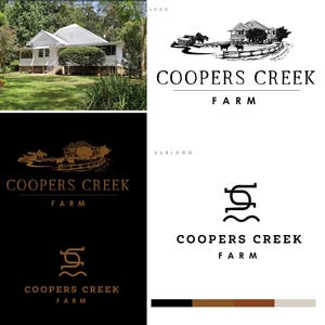 Farm Logo Design - Premium Branding Package - Custom Logo Design Services - Cattle Logo Design - Cattle Brand - Farm Animals