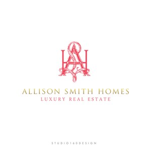 Custom Realtor Logo - Custom Real Estate Branding - Monogram Logo - Vintage Logo Design - studio160design - Luxury Logo