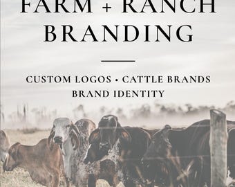 Custom Farm & Ranch Logo I Cattle Brand I Western Branding