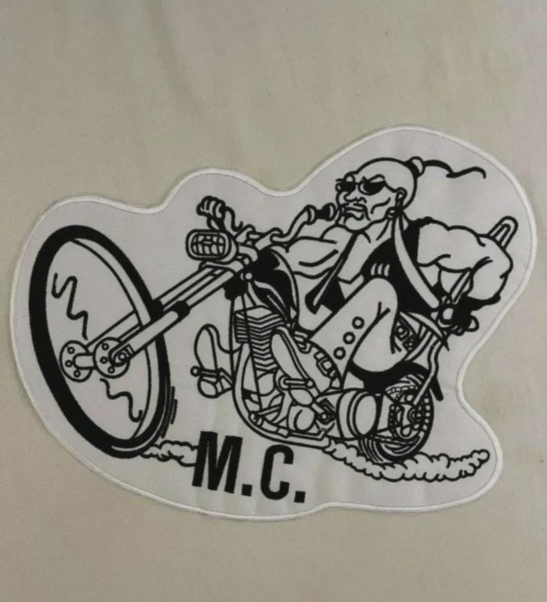 13pcs/ Set Mongols Nomad Biker Vest Embroidered 1% IN Memory Embroidery ...