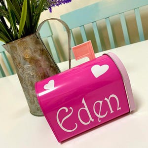Personalized Valentine's Day Mailbox, Kids Classroom Card Exchange