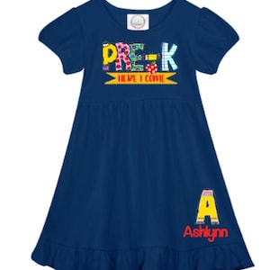 Back To School; Kindergarten Outfit; Preschool Outfit; 1st Day Of School; School Clothes; Preschool Dress; Back 2 School