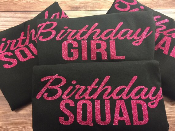 Birthday Squad ShirtsBirthday Girl ShirtBirthday Party | Etsy