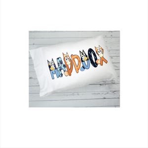 Kids Pillow Case, Custom Pillow Case, Character Pillow, Character Decor