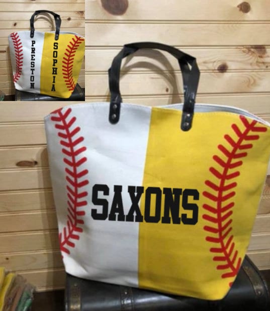 Softball Tote Etsy