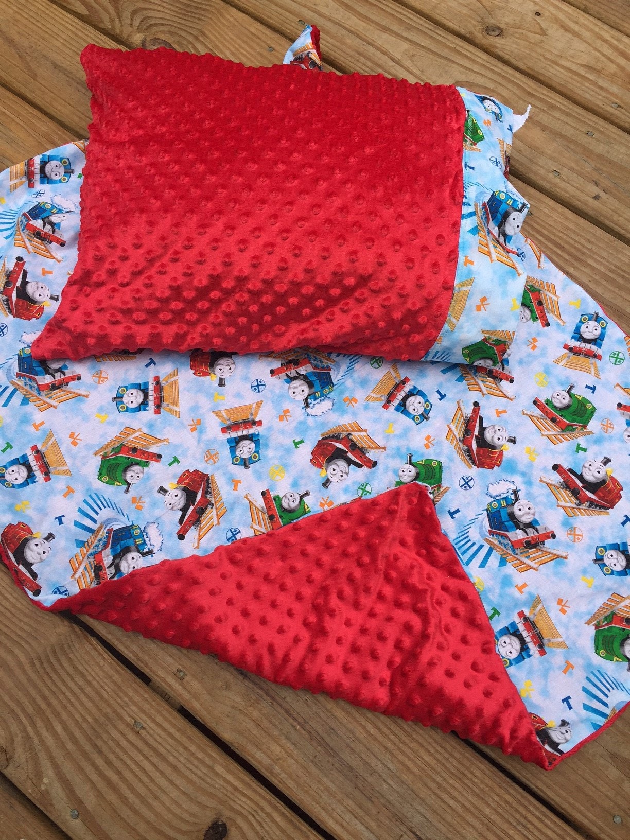 Preschool Blanket Sleepover Pad Kids Travel Blanket Daycare Set