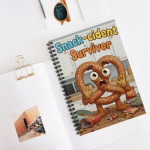 Gefüttertes Spiralblock, lustiges Cartoon Aufgabenbuch, Back To School Notizblock, Zeichnung, Gesundheit Logbuch, graphische persönliche Stimmung
