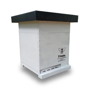 Colmena de madera de 8 cuadros – Kit de iniciación apícola duradero