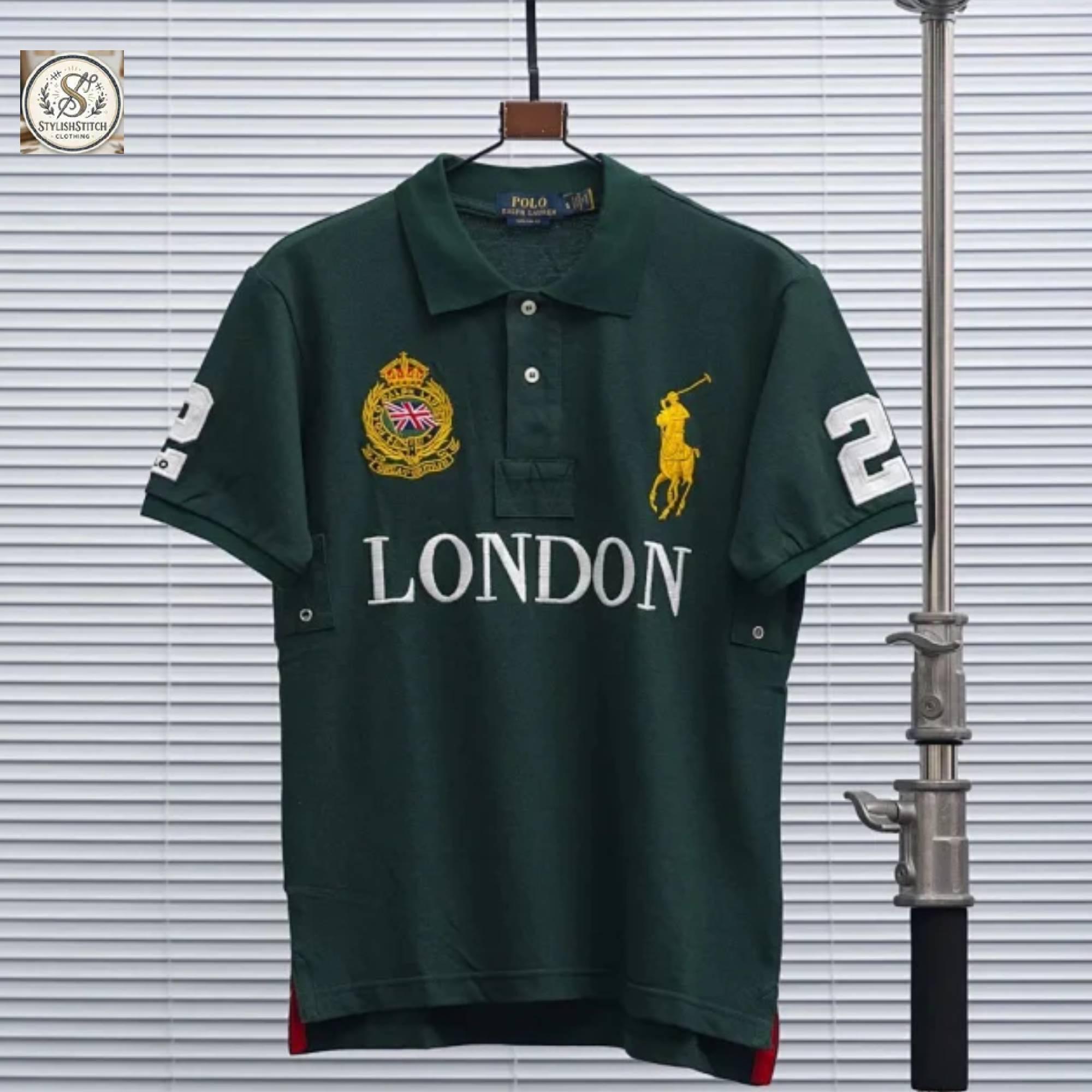 Ralph Lauren Black Patch with Gold, Red, Green & Blue Crest Ralph Lauren Crest Patch Indiana Sewing Patches for sale | eBay main image 3