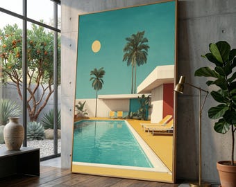 David Hockney A Bigger Splash 1967 Poster From Tate Britain - Etsy