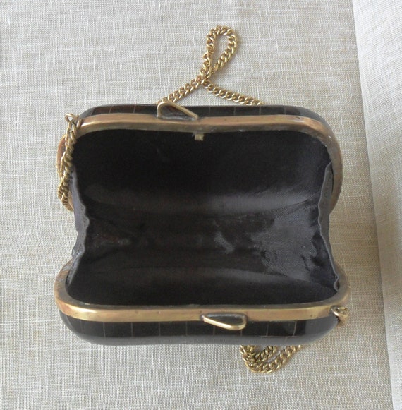 Vintage Box Tortoiseshell Minaudiere or Shoulder … - image 2