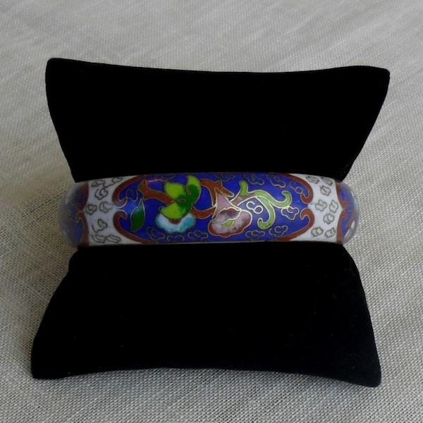 Collier Ancien Chinois En émail Cloisonné - Sautoir Bleu Avec Perles, Occasion, Thème Perles