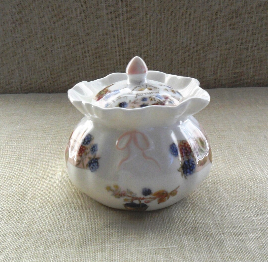 Brambly Hedge Autumn Trinket Box Dorothy Pot by Royal Doulton C.1990 Etsy Australia