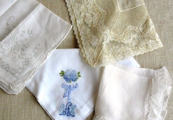 1910s & older handkerchiefs - Gem