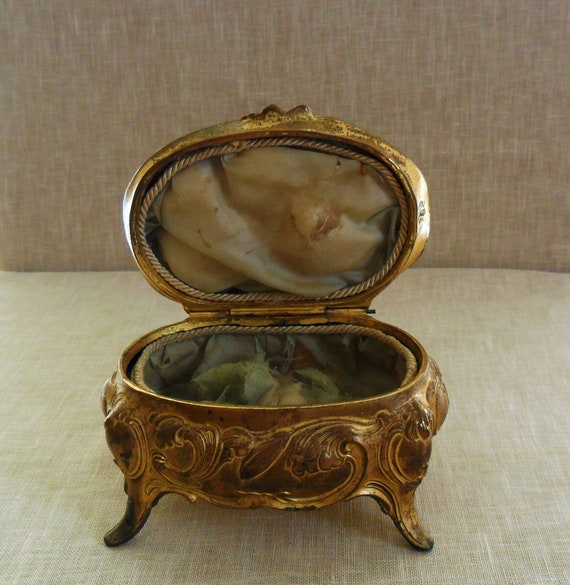 Antique Art Nouveau Jennings Brothers Jewelry Cas… - image 3