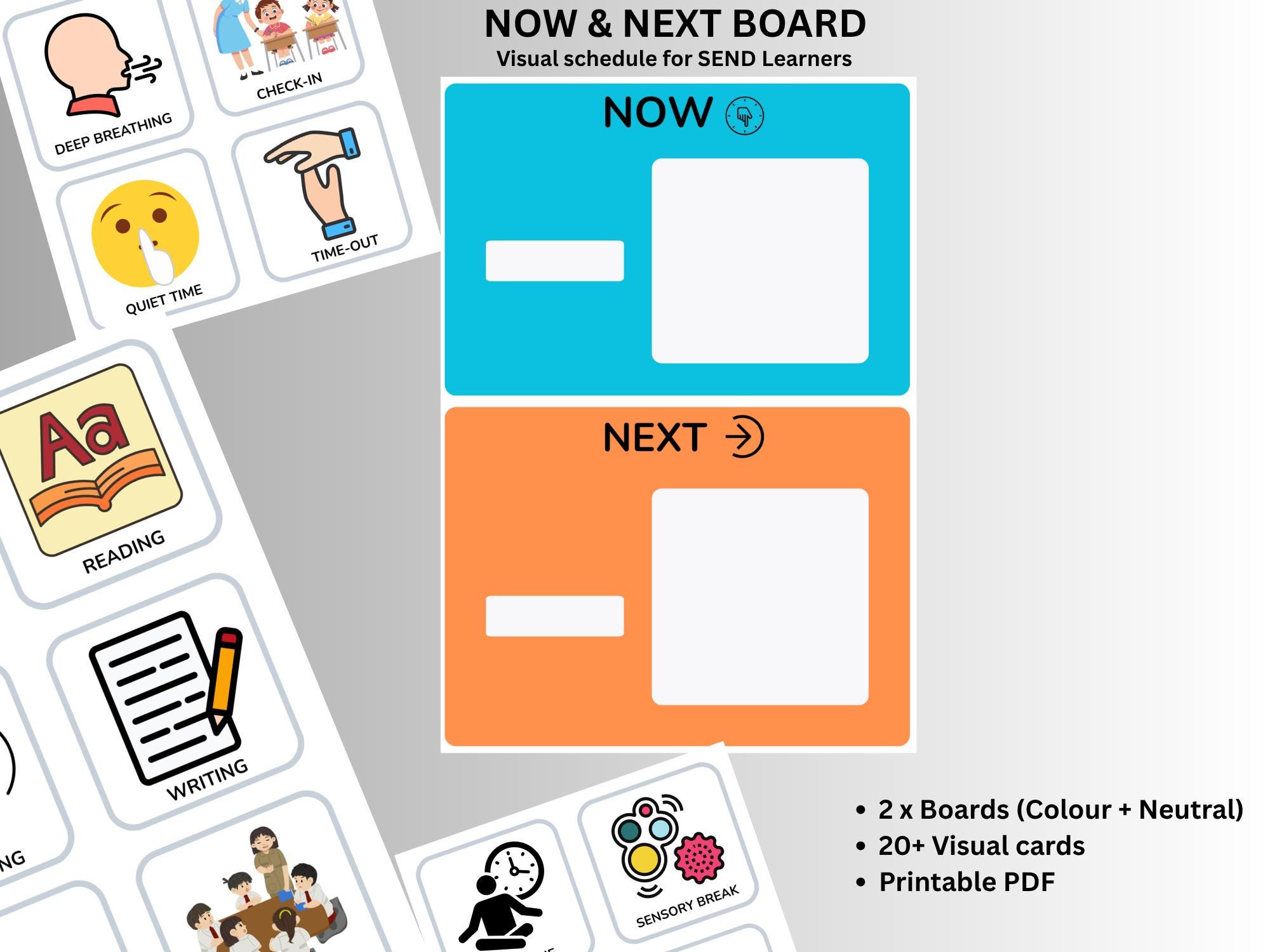 Now and Next Visual Schedule Board | Autism Routine Chart, SEN Learning ...