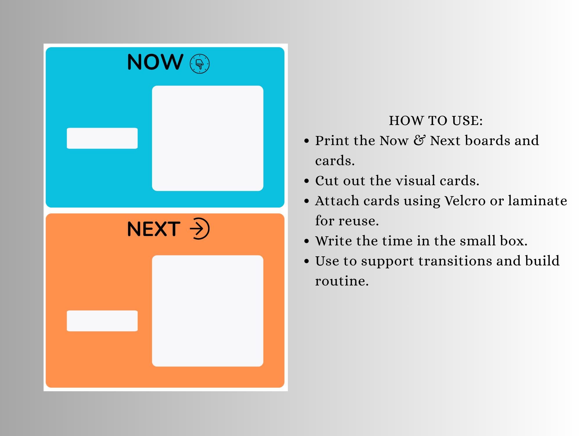 Visual Routune Chart Sen Now and Next Visual Schedule Board | Autism Routine Chart, SEN Learning ...