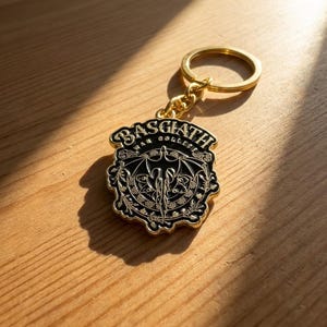 Basgiath War College Keychain, Fourth Wing Acrylic Charm, Dragon Rider Bag Accessory, Romantasy Book Lover Gift, Bookish Merch image 3
