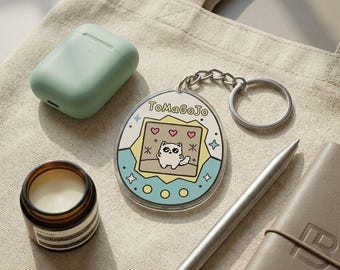Tama Gojo Pin Cute Anime Keychain Kawaii Satoru Bag Charm Manga Enamel Pin Otaku Gift