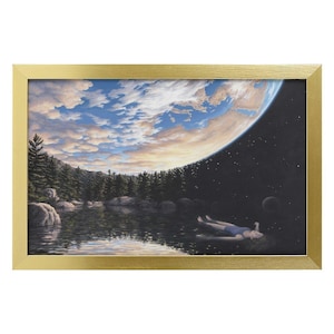 Robert Gonsowis' floating phenomenon natural landscape canvas wall decoration poster
