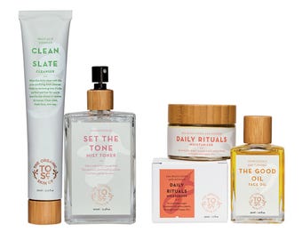 The Organic Skin Co. stralend ritueelpakket, 4-delige set