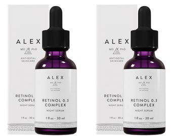Alex md phd retinol 0.3 complex nachtserum, 2-pack