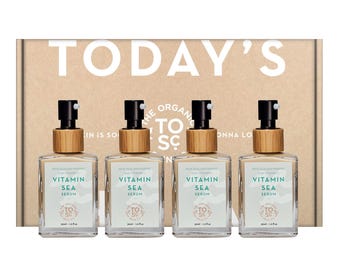The Organic Skin Co. vitamine Sea Face-serum, verpakking van 4