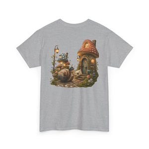 Cottagecore Mushroom House T-shirt