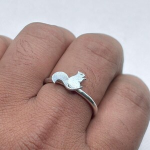Sterling silver tiny Mickey Mouse inspired ring, mouse ring, silver Mickey ring, dainty ring, dainty Mickey ring image 8