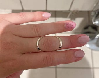 Schwan Hals Schiene Ring aus Sterlingsilber: DIP Gelenk Schmerzlinderung, Boho Statement Schmuck