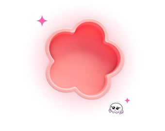 Escondite para arañas saltarinas con forma de flor / Decoración para terrario de arañas impresa en 3D / Lindo escondite con forma de flor rosa / Escondite magnético para invertebrados arborícolas / Accesorio para arañas