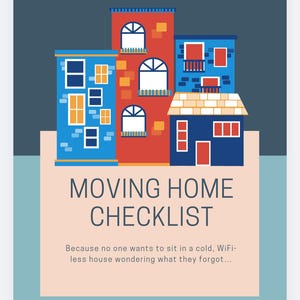 Moving Home Checklist UK | Change Address & More | What to Remember | Easy Tick Off List | Printable PDF