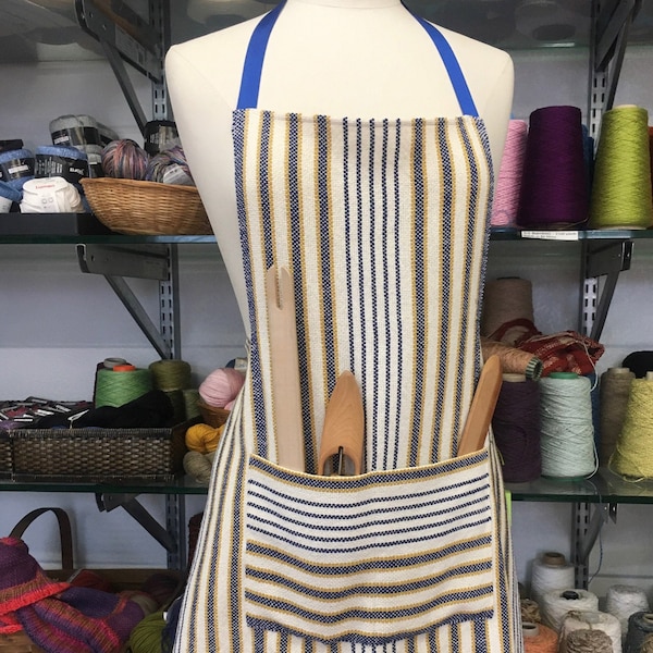 Quarantäne Schürze Rigid Heddle 2-4 Shaft Loom Weben SCHNITTMUSTER PDF