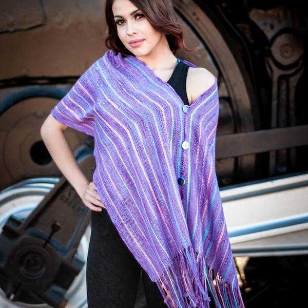 3-Button Wrap for Rigid Heddle Loom PDF Pattern Download