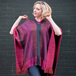 Persephone Poncho for Rigid Heddle Loom Weaving PDF Pattern Download with Bonus Tutorial
